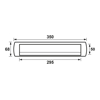 Afbeeldingen van BRIEFPLAAT-CURVE/ALUM/F1/EAN