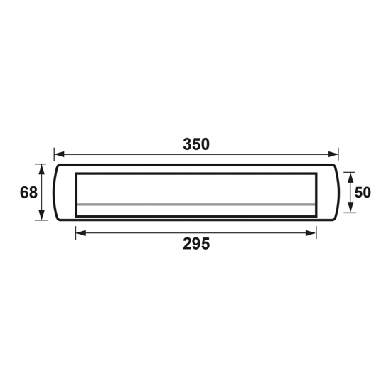 Afbeeldingen van BRIEFPLAAT-CURVE/ALUM/F1/EAN