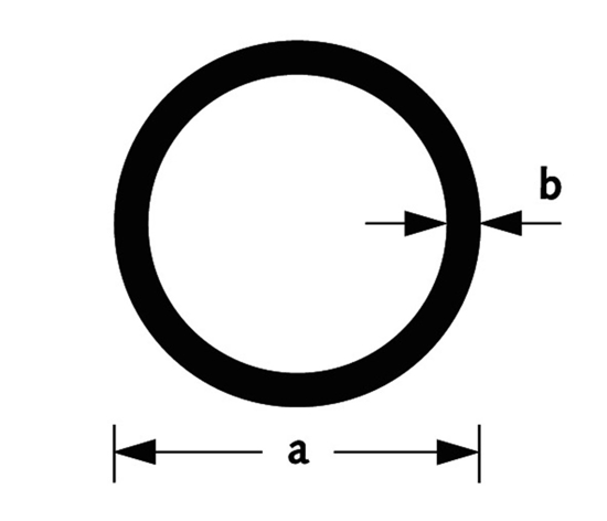 Afbeeldingen van BUIS ROND ALUMINIUM ZILVER GEANODISEERD 8X1MM 100CM