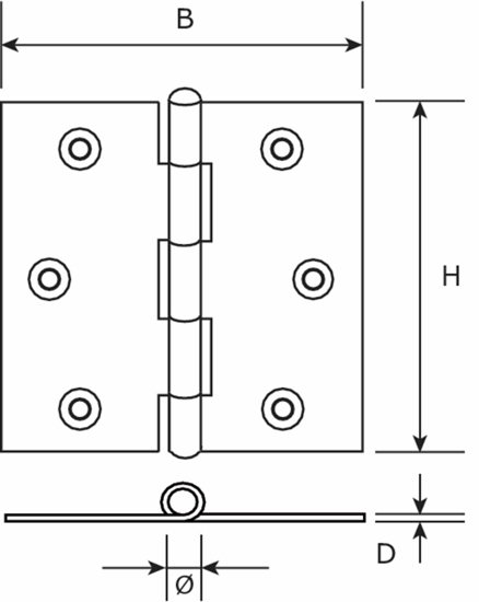 Afbeeldingen van SCH.MESS. PEN 76X76 VZ H161-76762005