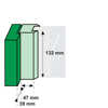 Afbeeldingen van RAAMSLUITING DRUKKNOP/RECHTS/HAAKSCHOOT/OPB.SLUITKOM/ALUMINIUM F2