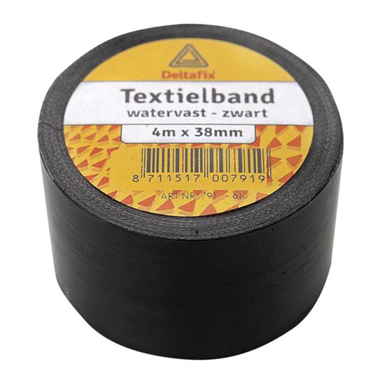 Afbeeldingen van DUCTTAPE ZELFKLEVEND TEXTIELBAND HQ+ WIT 4 M X 38 MM