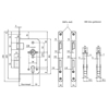 Afbeeldingen van MAUER 8255 PZW 55 MM RVS DIN LS VOORPLAAT 235X20MM-U-ROESTVRIJ