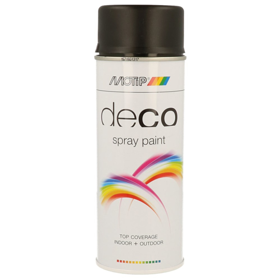 Afbeeldingen van COLOURSPRAY MAT RAL 9005 DIEP ZWART 400ML