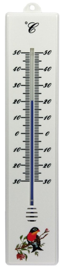 Afbeeldingen van THERMOMETER KUNSTSTOF 32CM