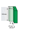 Afbeeldingen van RAAMSLUITING DRUKKNOP/LINKS/HAAKSCHOOT/OPB.SLUITKOM/ALUMINIUM F2