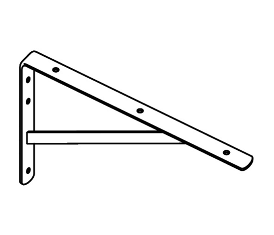 Afbeeldingen van INDUSTRIEDRAGER ELEMENT 50X33CM WIT 10913-00014