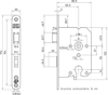 Afbeeldingen van INSTEEKSLOT 1279/17 LS + SLUITPLAAT DR2+4