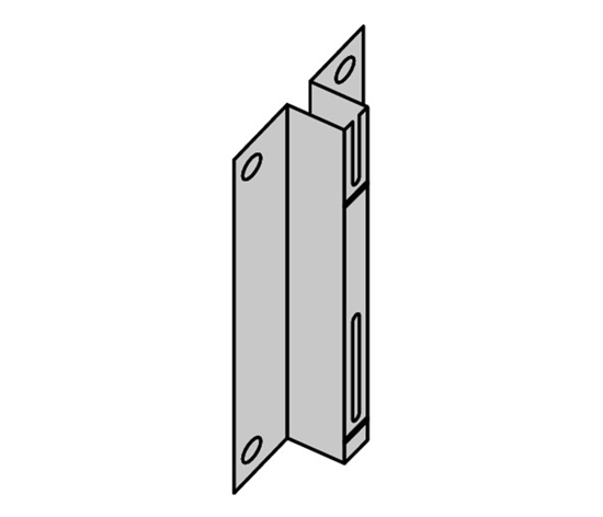 Afbeeldingen van KURZSCHIENE 10005 LANGE 70 MM WEIß STAHL EINREIHIGE LOCHUNG PAAR (NL+BE)