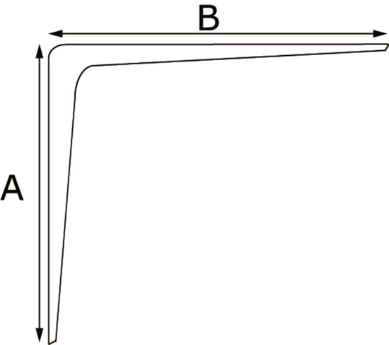 Afbeeldingen van ES 3302B / DRAGER ALUMINIUM 200X300MM WIT