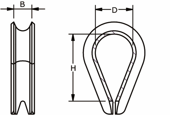 Afbeeldingen van KOU D-99 09ZL / KOUS B-DIN 6899 09-10MM VZ.