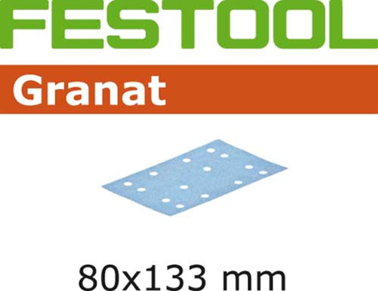 Afbeeldingen van SCHUURSTROKEN STF 80X133 P60 GR/50