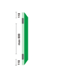 Afbeeldingen van ONGELAGERD SCHARNIER/76X76X2.0/RECHTHOEK/RVS GESTRAALD