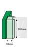 Afbeeldingen van RAAMSLUITING DRUKKNOP/RECHTS/ALUMINIUM F8 ZWART