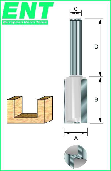 Afbeeldingen van GROEFFREES HM 10X35X90MM MET HM GRONDMES KOLF 12MM