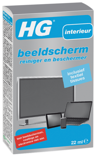 Afbeeldingen van HG BEELDSCHERMREINIGER EN BESCHERMER 22 ML