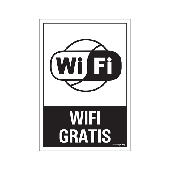 Afbeeldingen van BORD WIFI GRATIS 230X330 MM