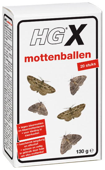 Afbeeldingen van HGX MOTTENBALLEN 14733N 130 GR