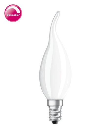 Afbeeldingen van OSRAM F-LED CLBA40M DIM 4,0W827 E14