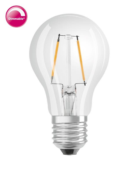 Afbeeldingen van OSRAM F-LED CLA25H DIM 2,2W 827 E27