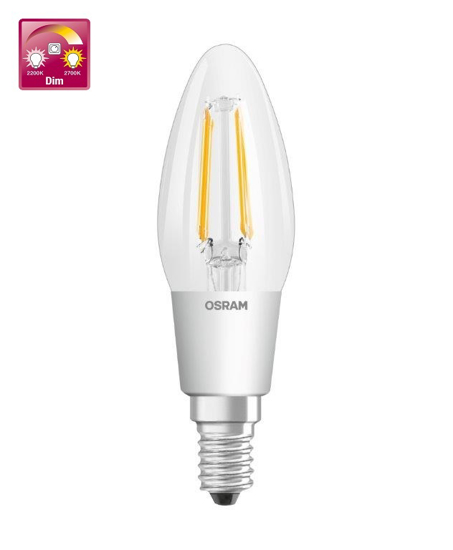 Afbeeldingen van OSRAM F-LED GLOWDIM CLB40 4,0W E14