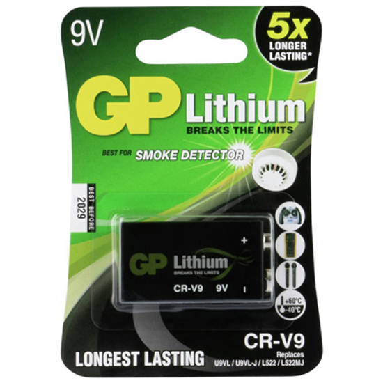 Afbeeldingen van GP LITHIUM BATTERIJ E 9V BL.A1