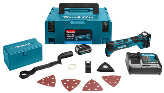 Afbeeldingen van MAKITA 10,8 V MULTITOOL TM30DSAJX4