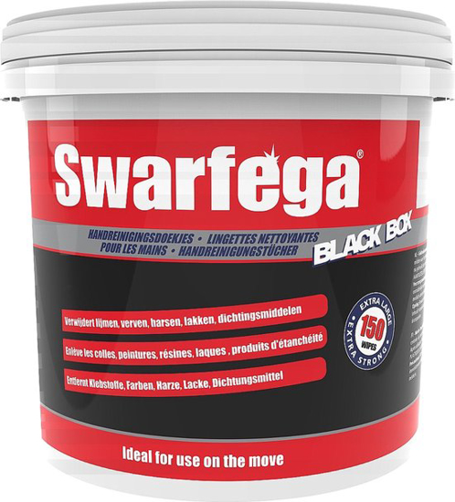 Afbeeldingen van SWARFEGA BLACK BOX (150 WIPES)