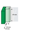 Afbeeldingen van VEILIGHEIDS OPLEGSLOT 3012/EX/GELIJKSLUITEND/SILVERLINE/SKG1