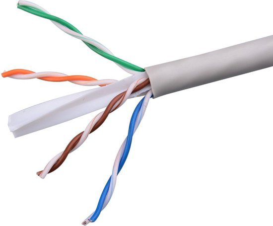 Afbeeldingen van CAT6-KABEL | RJ45 MALE | RJ45 MALE | S/FTP | 5.00 M | ROND | PVC | GRI