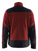 Afbeeldingen van GEBREID VEST MET SOFTSHELL GEBRAND ROOD/ZWART L 594225365999L