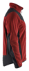 Afbeeldingen van GEBREID VEST MET SOFTSHELL GEBRAND ROOD/ZWART L 594225365999L