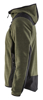 Afbeeldingen van GEBREID JACK MET SOFTSHELL HERFSTGROEN/ZWART L 594025364199L