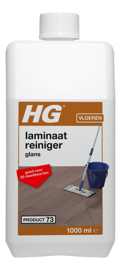 Afbeeldingen van HG LAMINAAT, VINYL & PVC REINIGER GLANS (PRODUCT 73) 1 L