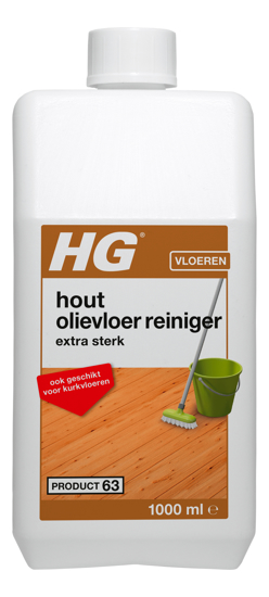 Afbeeldingen van HG HOUT OLIEVLOERREINIGER EXTRA STERK (PRODUCT 63) 1 L