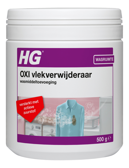 Afbeeldingen van HG OXI VLEKVERWIJDERAAR WASMIDDELTOEVOEGING 500 GR