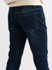 Afbeeldingen van 247 PALM SLIM S08 - MODERN FIT, SLIM LEG, SAND BLASTED DARK BLUE STRETCH DENIM, W31-L32