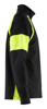 Afbeeldingen van SWEATSHIRT MET HALVE RITS VISIBLE ZWART/HIGH VIS GEEL XXL 355011589933XXL