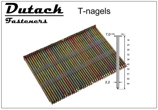 Afbeeldingen van DUTACKFASTENERS T-NAGEL TN22 CNK 50MM (1000)