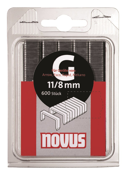 Afbeeldingen van NOVUS STAPLES G 11 10MM 600PCS.