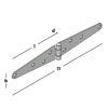 Afbeeldingen van STAARTHENG (BARCODE) EV-2 125 34X2