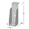 Afbeeldingen van BALKDRAGER GBS-KL SV-2 46X146 1,5